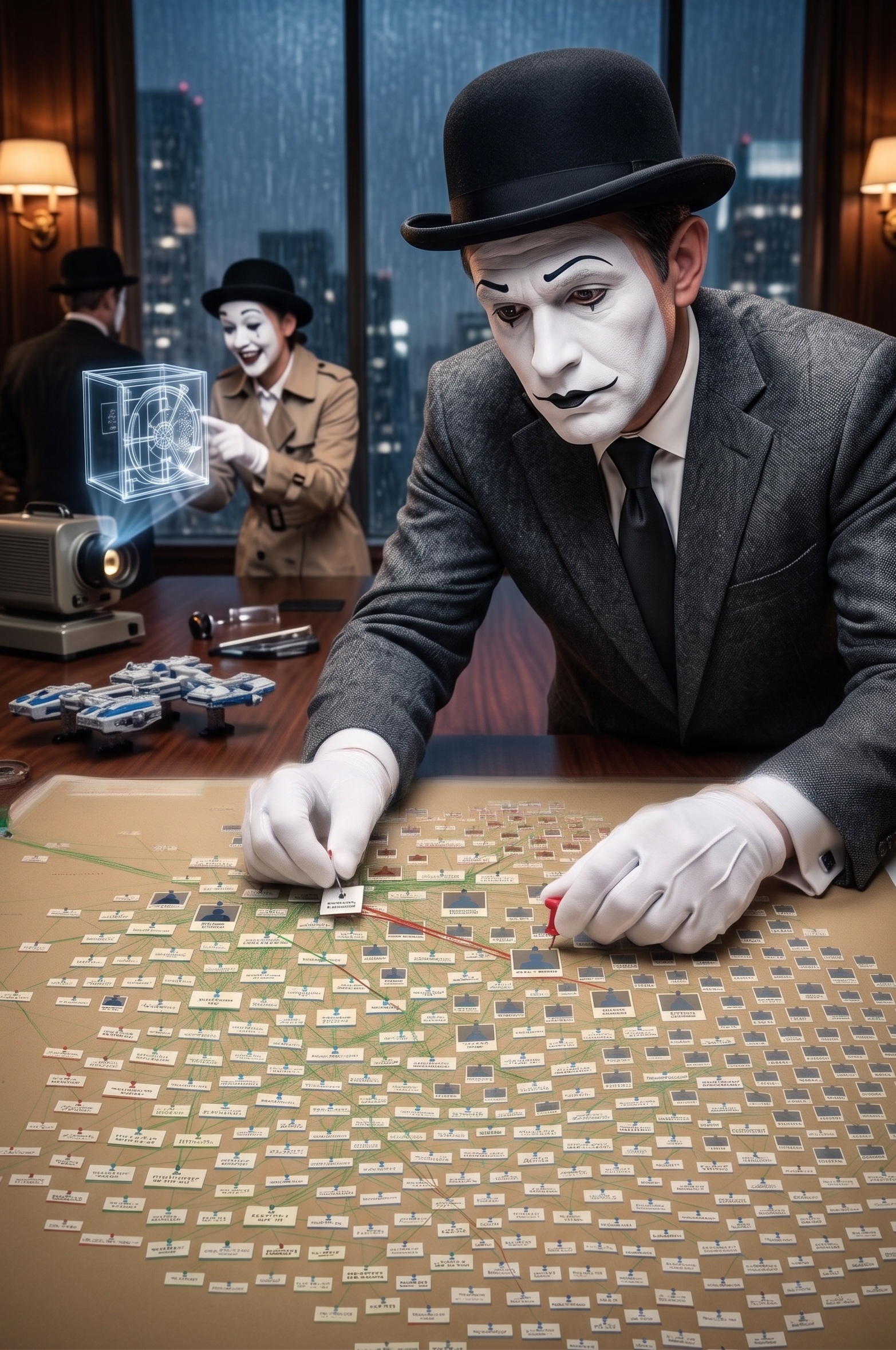 Senior operative aligning coordinate systems on a non-verbal map grid